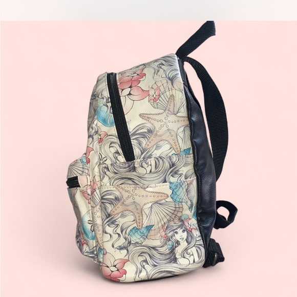 Loungefly Little Mermaid Ariel Sketch Art Mini Backpack - Picture 2 of 8